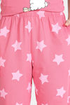 Zivame Farm Lore Knit Cotton Pyajama Set - Rapture Rose — thumbnail 6